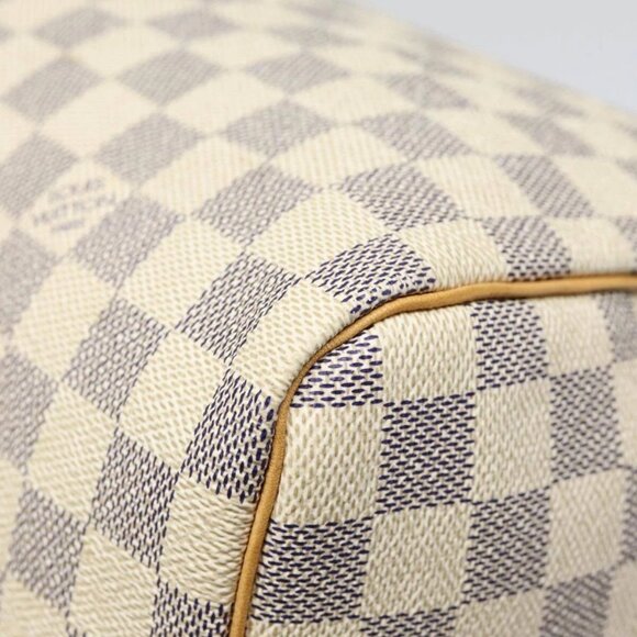 LOUIS VUITTON Damier Azur Speedy 30 Hand Bag N41533 LV Auth 88905AV - Picture 4 of 16